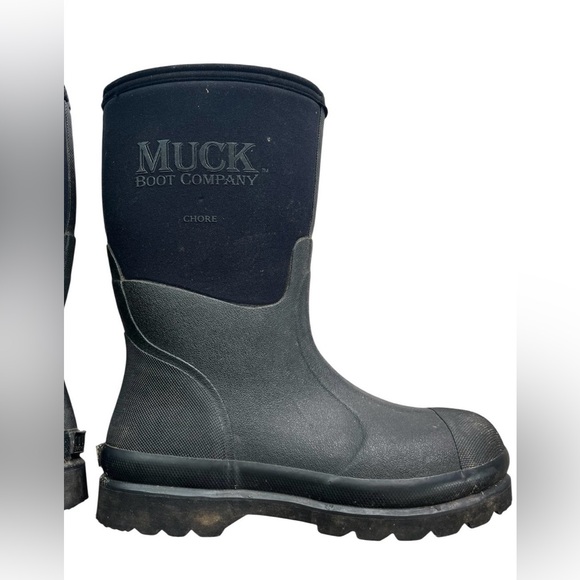 Black Mid Rubber Classic Chore Muck Boot Company Boots Women’s 9 - Picture 5 of 12